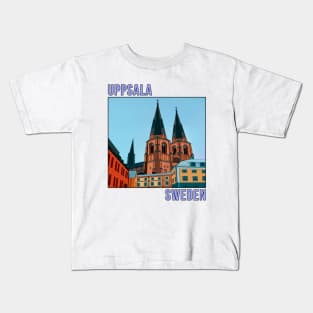 Uppsala Sweden Scandinavian Kids T-Shirt